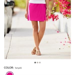 Hot pink skort